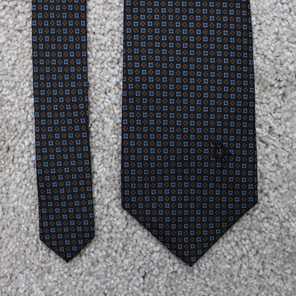 Lot of 3 Ties Burberry London, 2 Christian Dior Monsieur Silk Red/Blue/Green - Picture 5 of 13